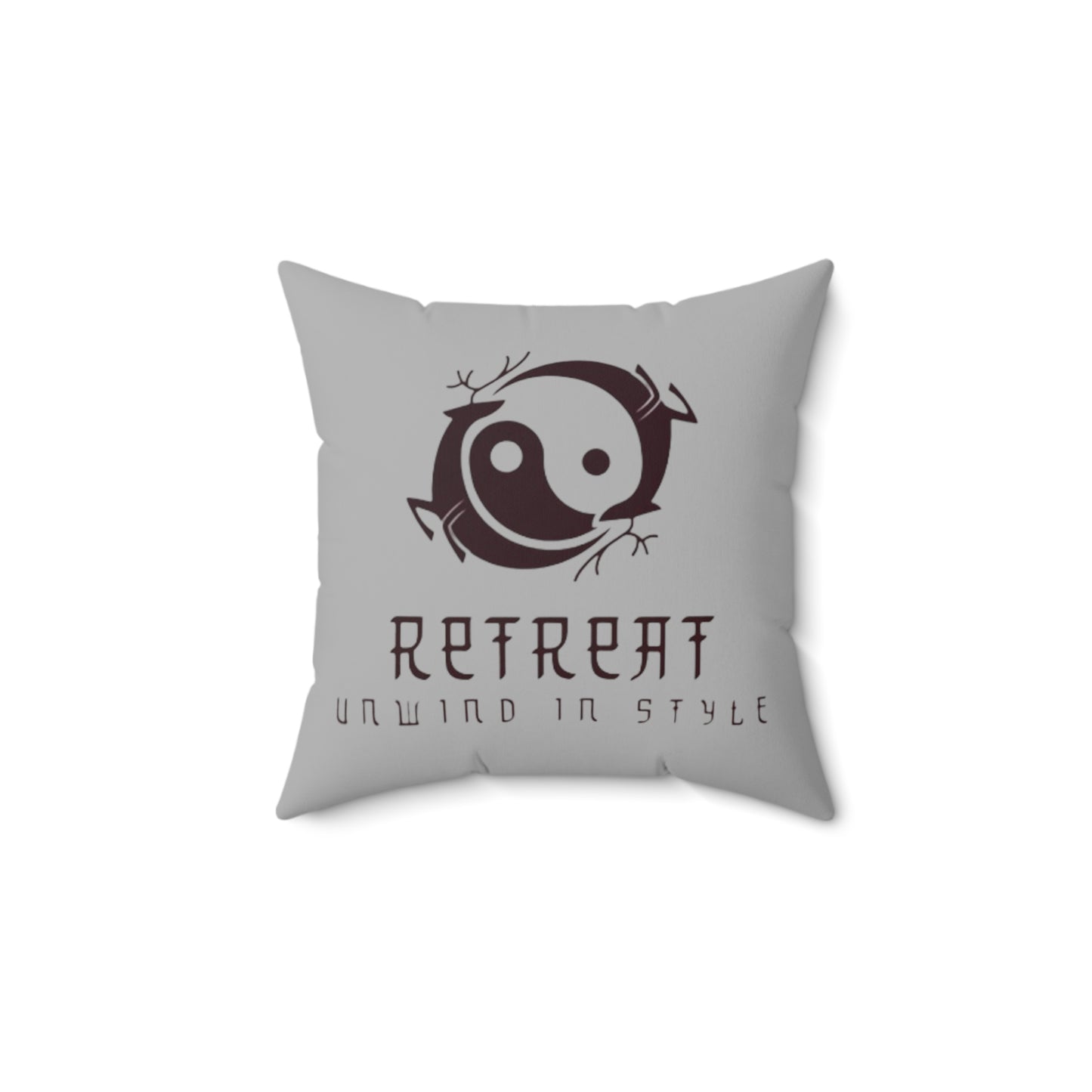 Retreat Spun Polyester Square Pillow