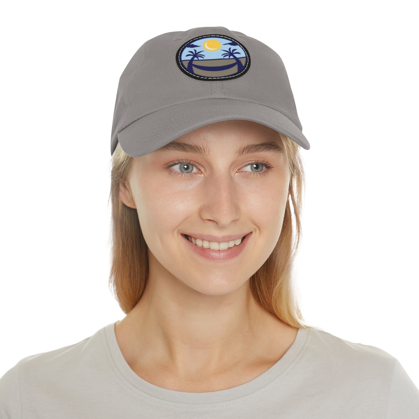 Upscale Retreat Dad Hat with Leather Patch