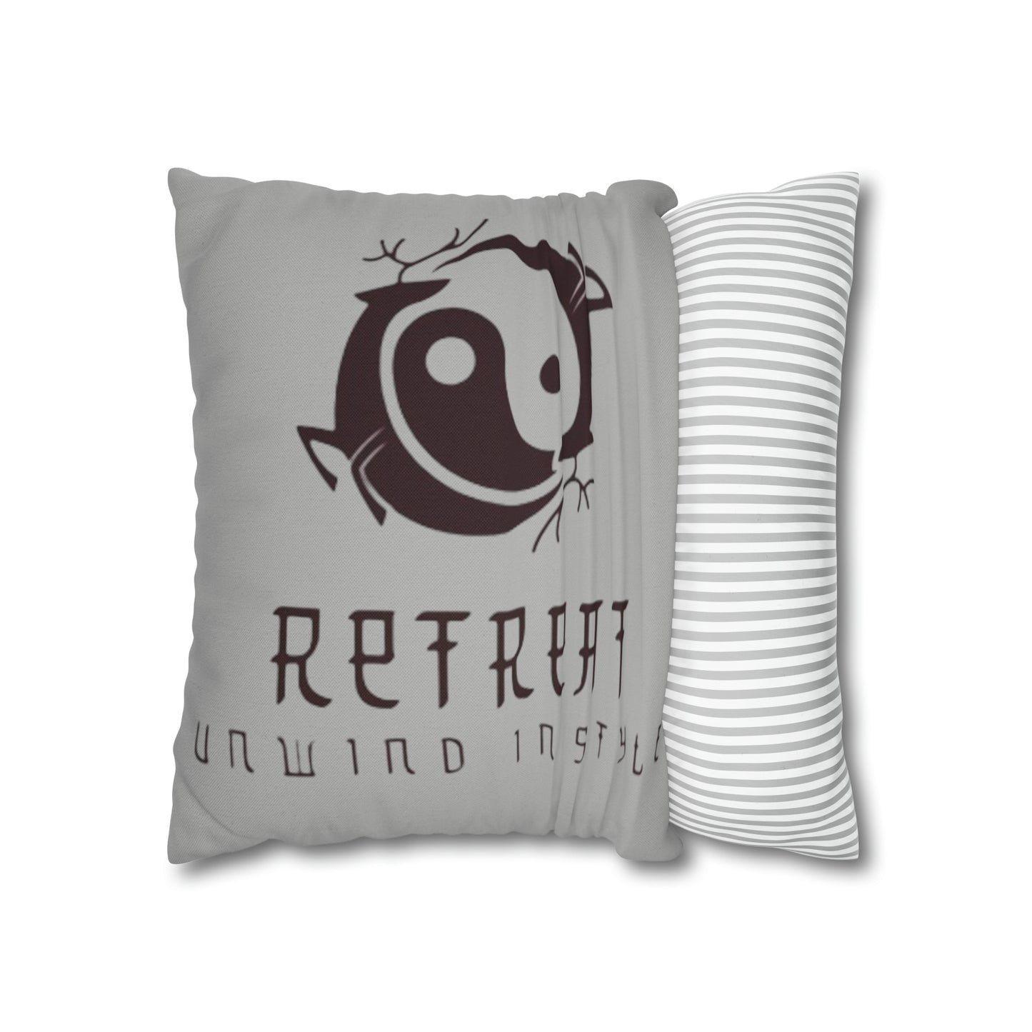 Retreat Spun Polyester Square Pillow Case