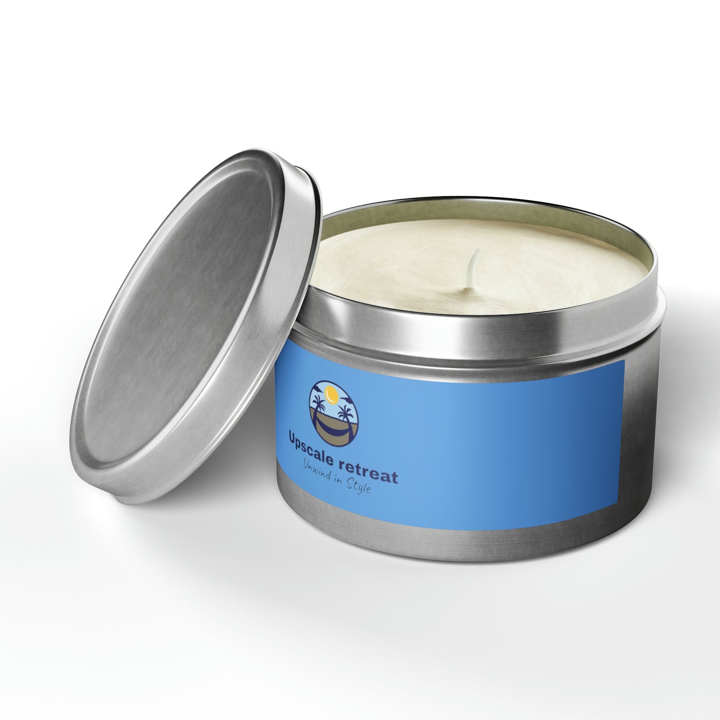Upscale Retreat Tin Candles