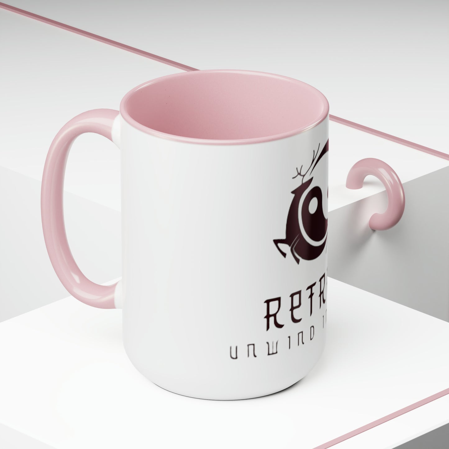 Retreat Two-Tone Coffee Mugs, 15oz