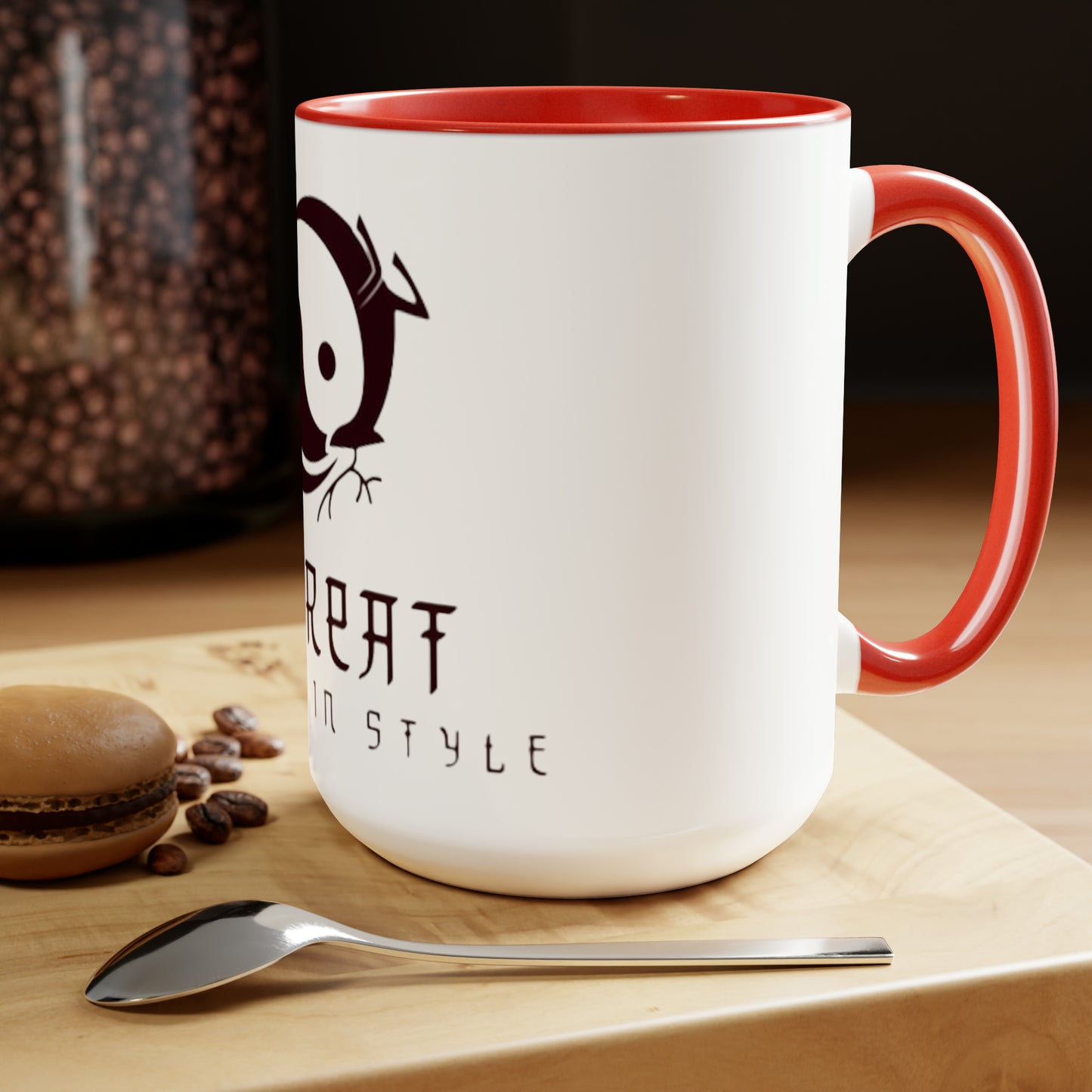 Retreat Two-Tone Coffee Mugs, 15oz