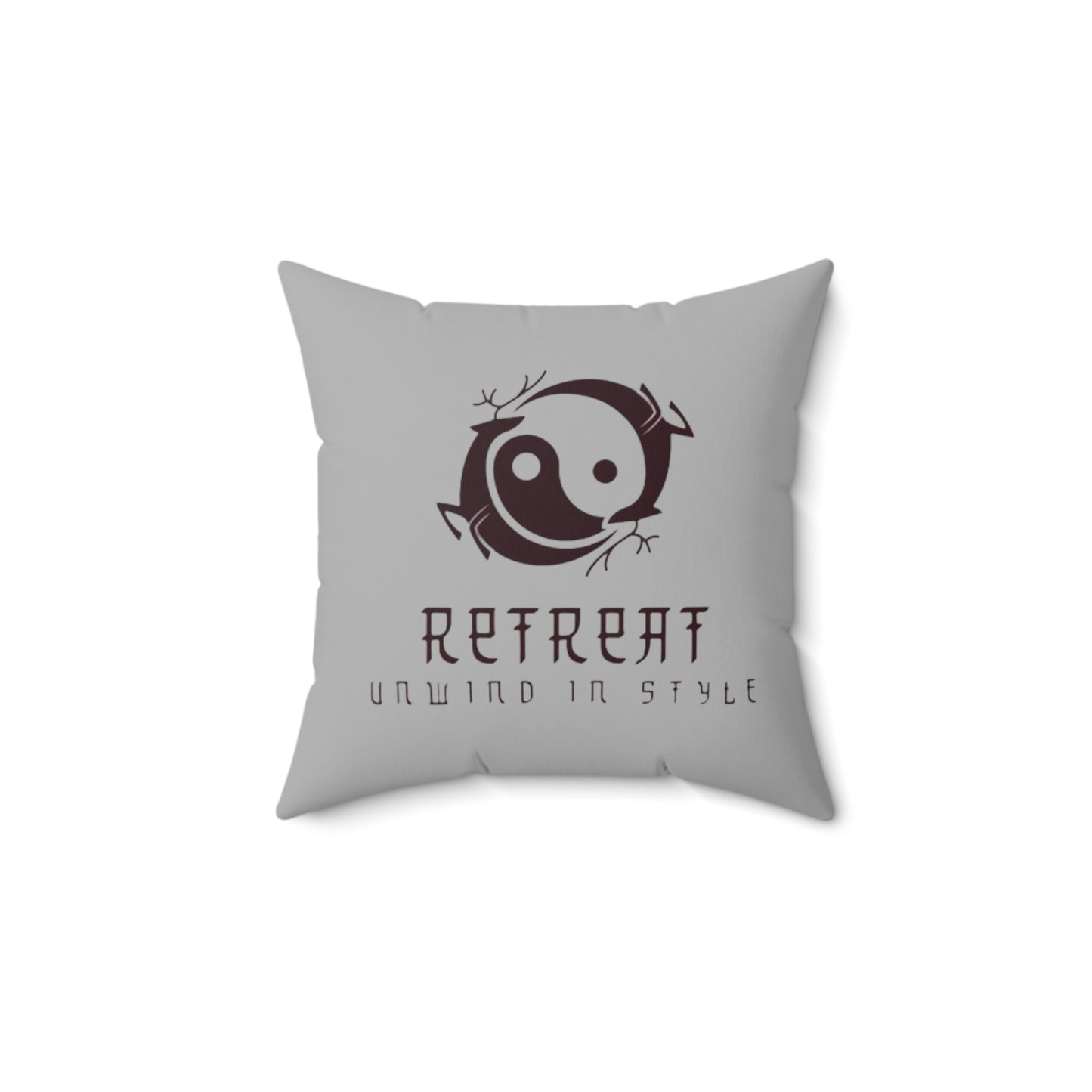 Retreat Faux Suede Square Pillow