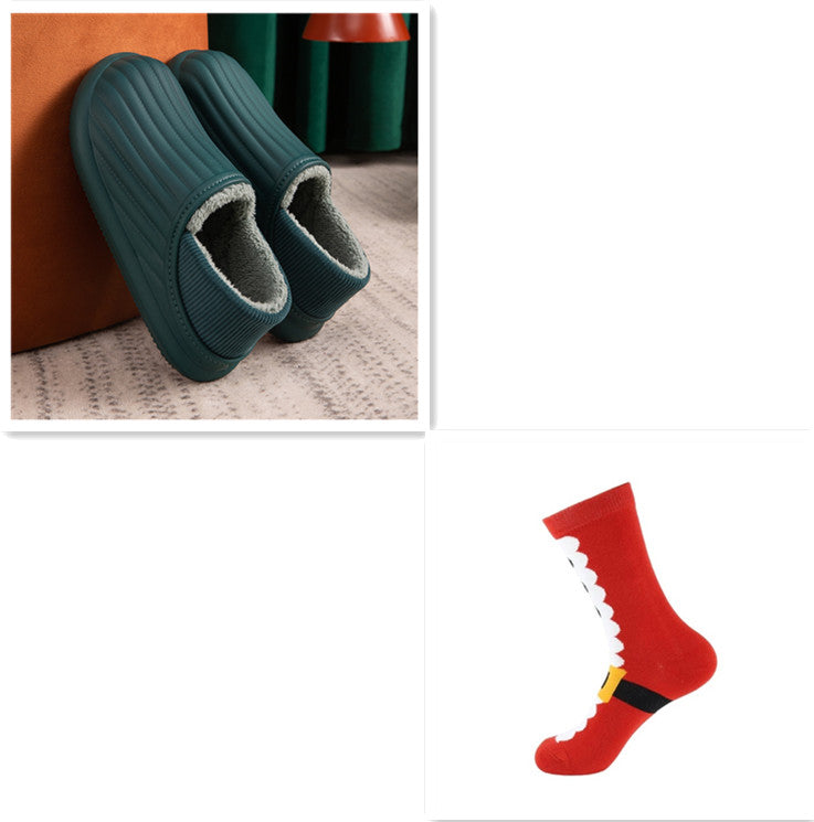 Waterproof Slippers EVA Plush Slippers Women