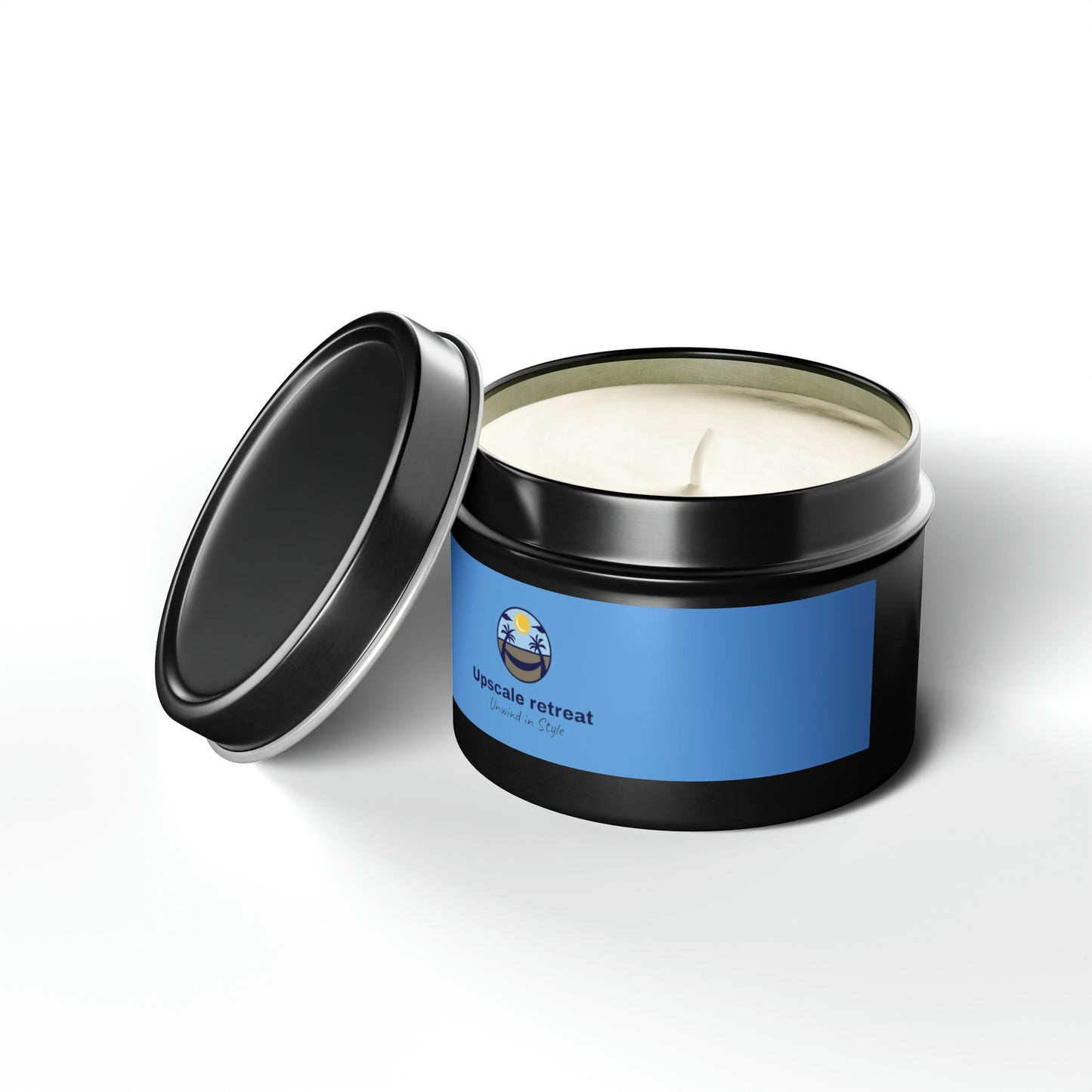 Upscale Retreat Tin Candles