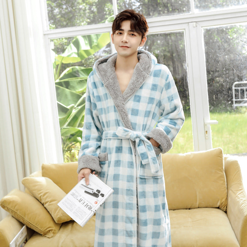Autumn And Winter Bathrobes To Keep Warm Wholesale Nightgowns And Home Wear