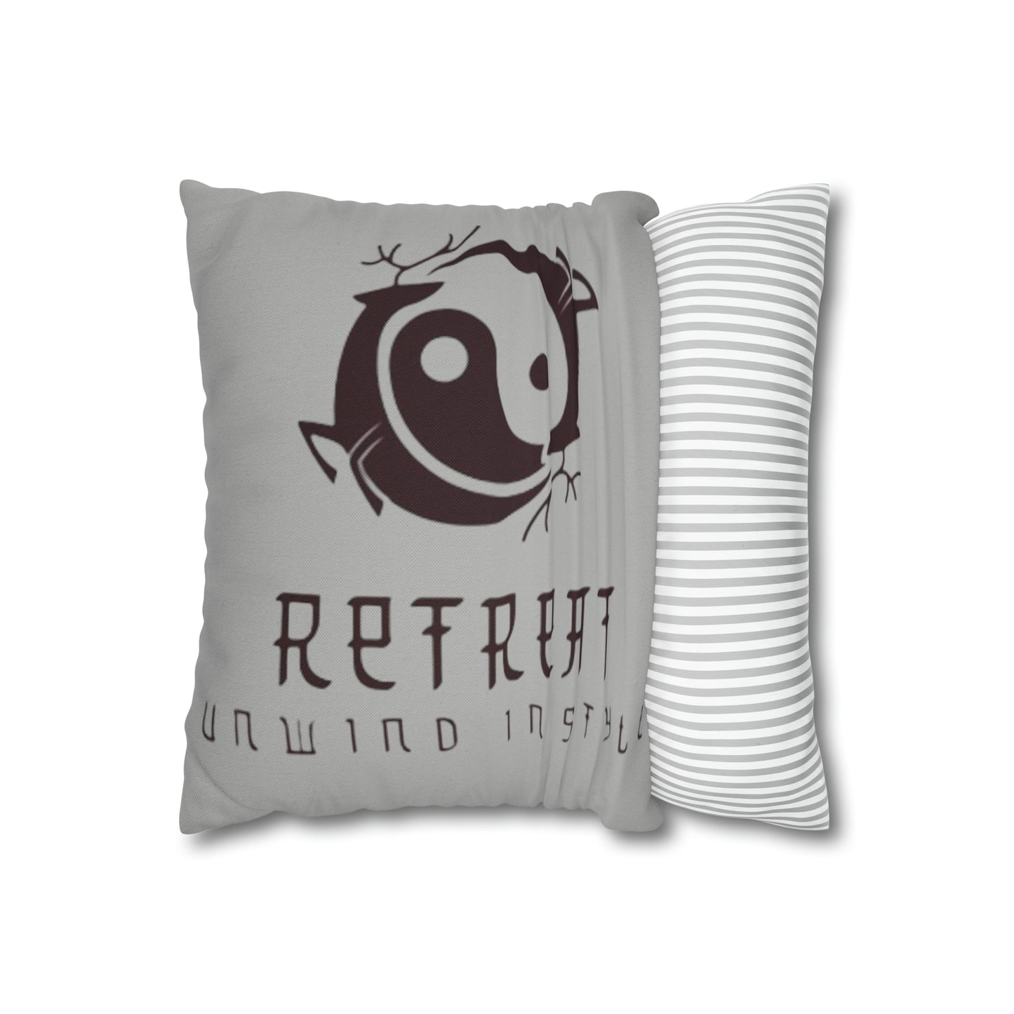 Retreat Spun Polyester Square Pillow Case