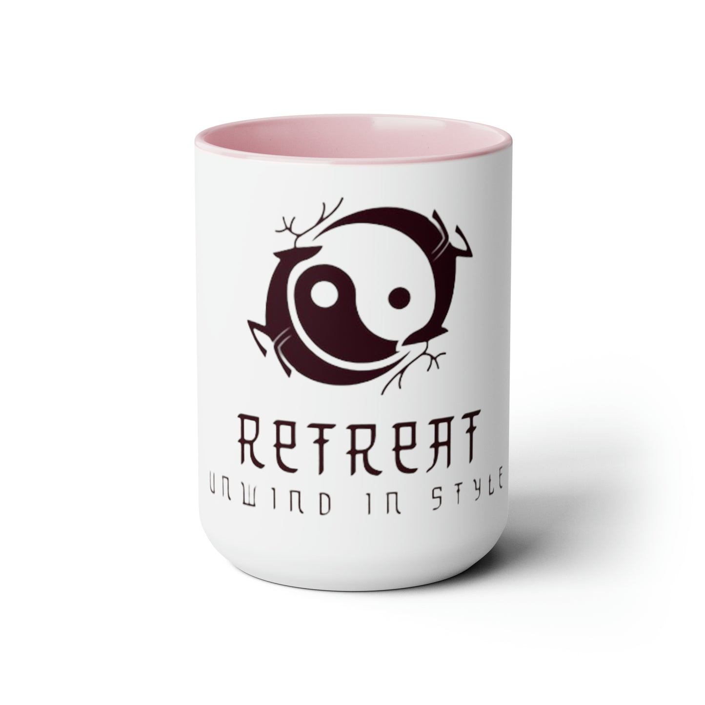 Retreat Two-Tone Coffee Mugs, 15oz