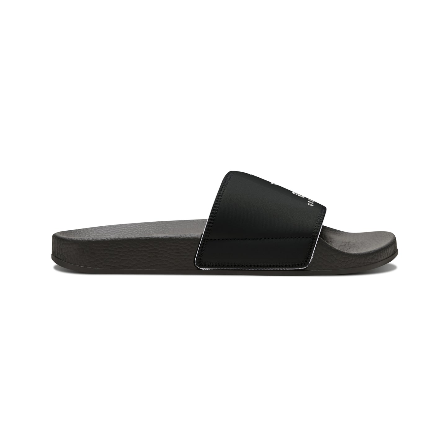 Men's PU Slide Sandals Branded Retreat