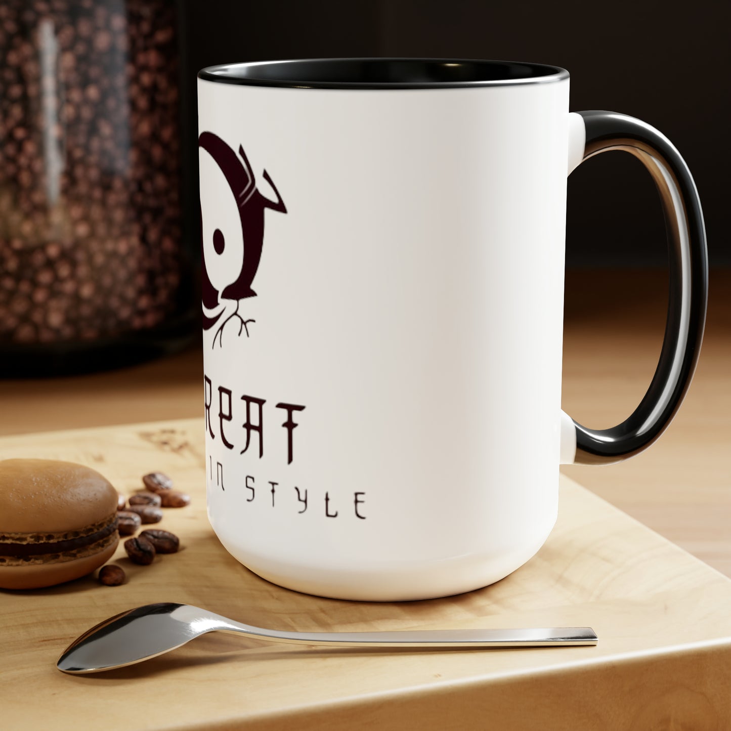 Retreat Two-Tone Coffee Mugs, 15oz