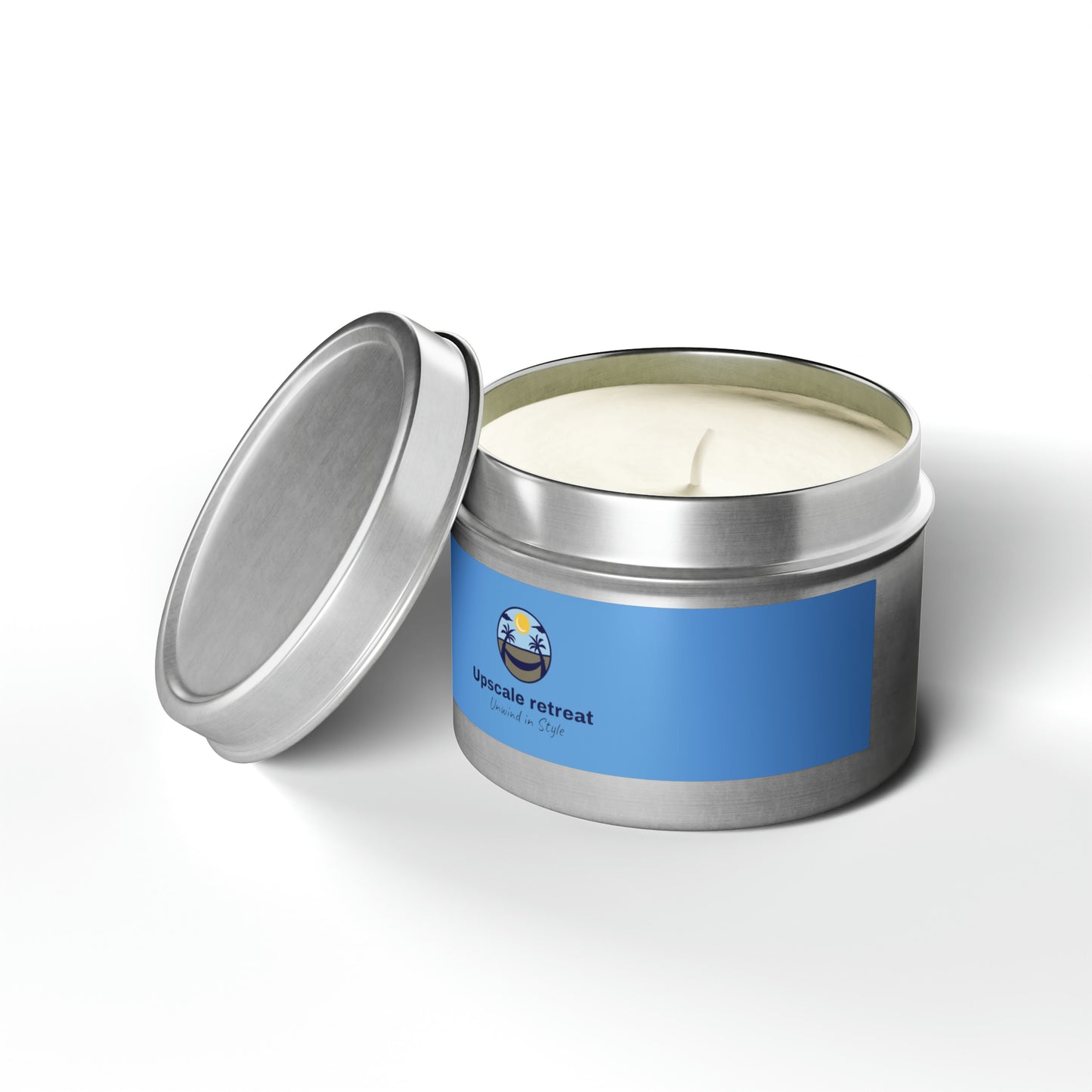 Upscale Retreat Tin Candles