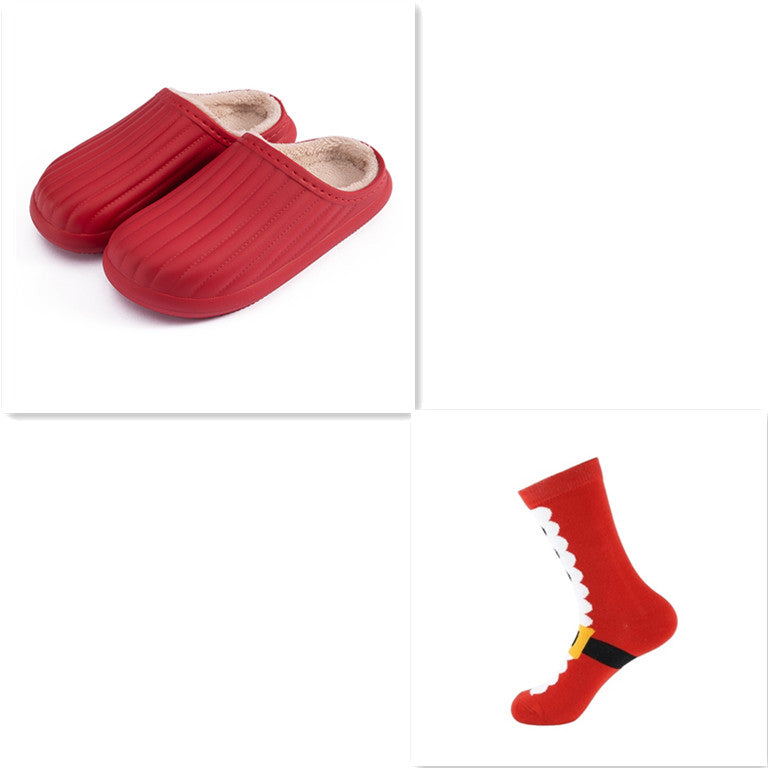 Waterproof Slippers EVA Plush Slippers Women