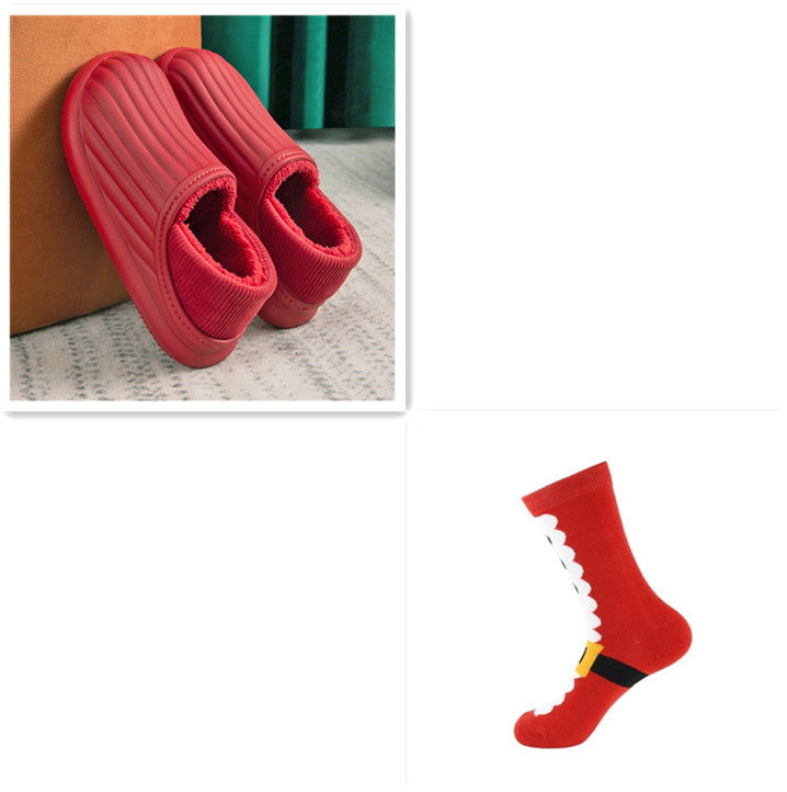 Waterproof Slippers EVA Plush Slippers Women