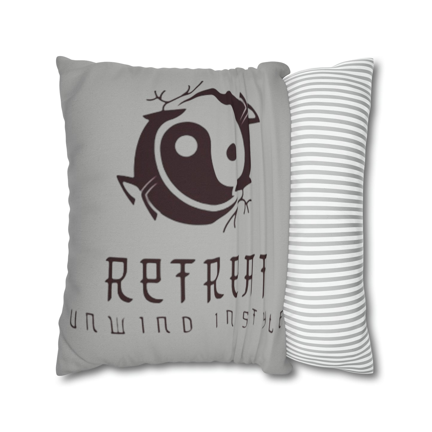 Retreat Spun Polyester Square Pillow Case