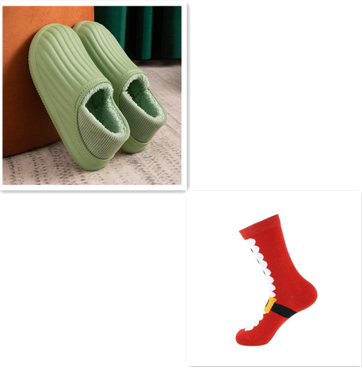 Waterproof Slippers EVA Plush Slippers Women