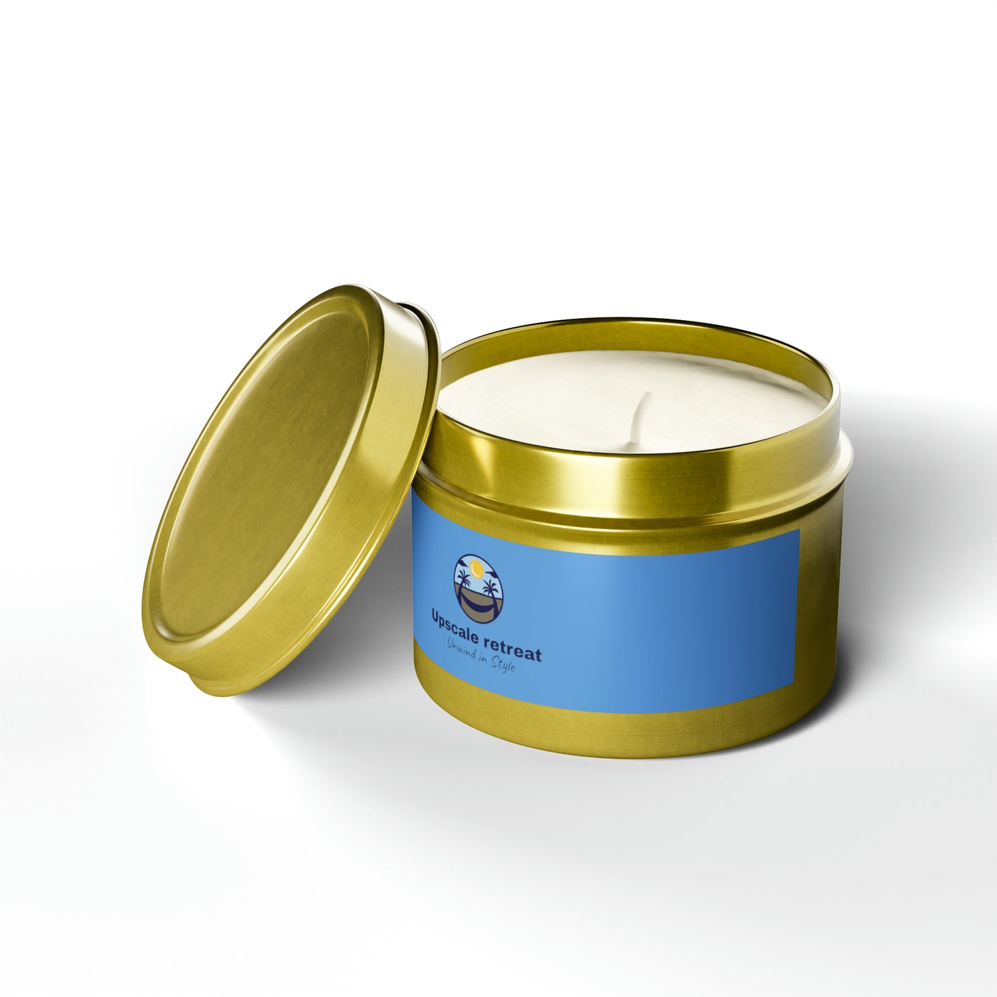 Upscale Retreat Tin Candles