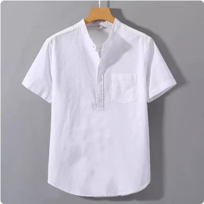 Men's Casual Stand Collar Shirt