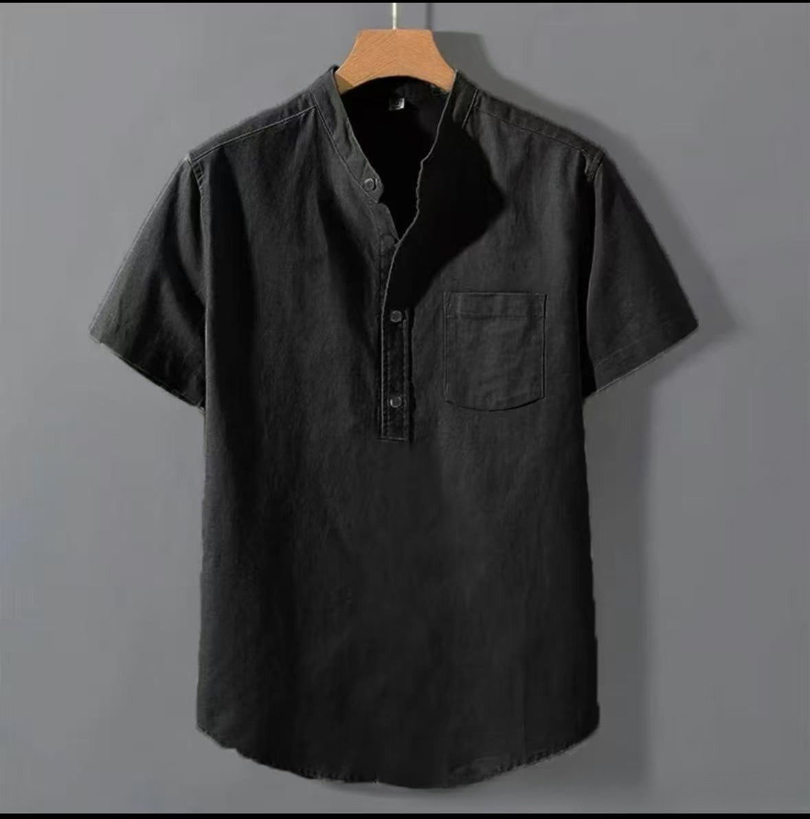 Men's Casual Stand Collar Shirt