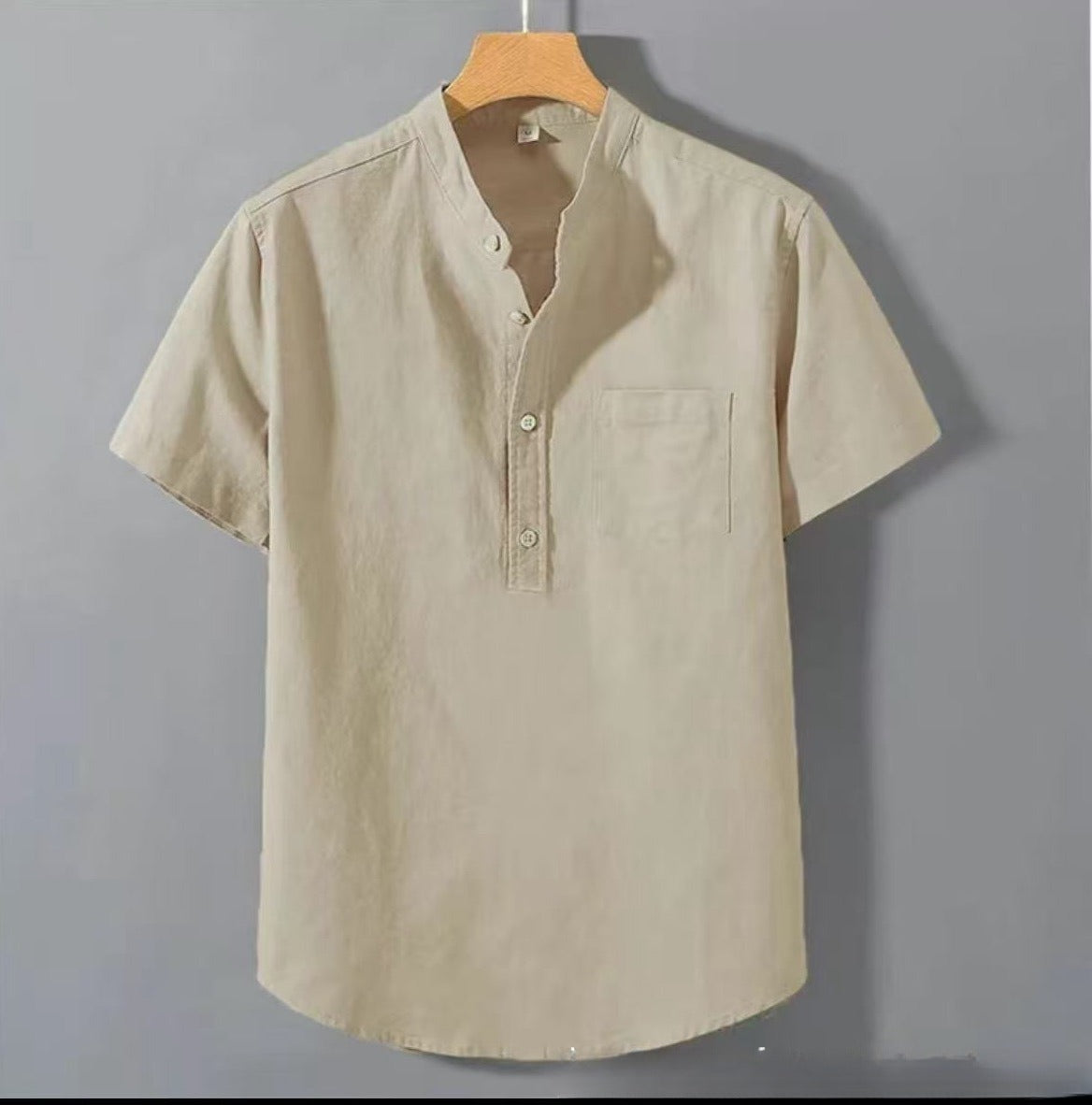 Men's Casual Stand Collar Shirt
