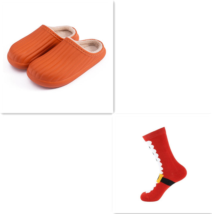 Waterproof Slippers EVA Plush Slippers Women