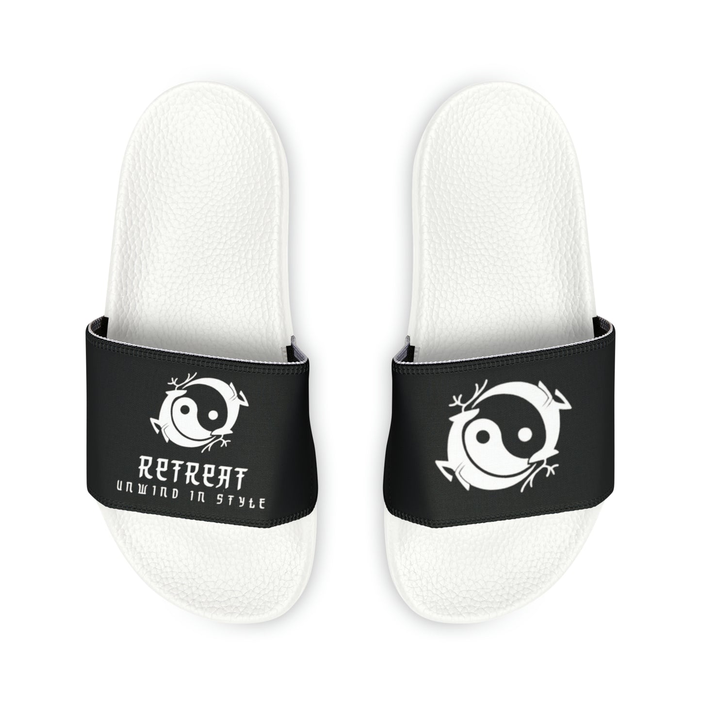 Women's PU Slide Sandals Branded Retreat