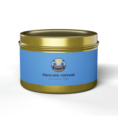 Upscale Retreat Tin Candles