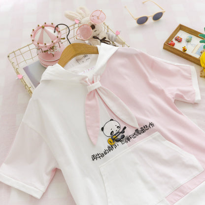 Cat embroidered hoodie