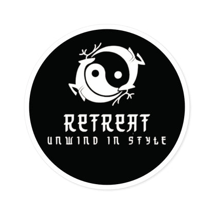 Round Stickers, Indoor\Outdoor Retreat