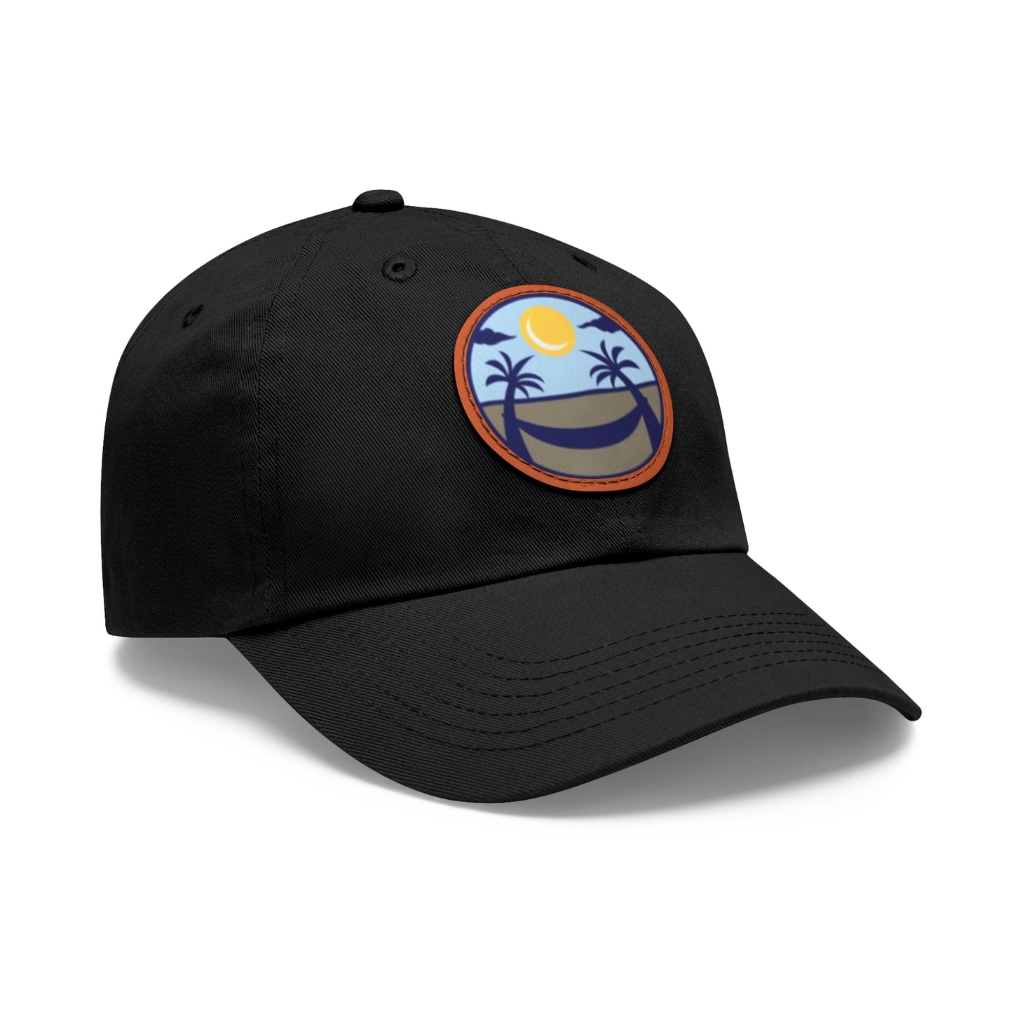 Upscale Retreat Dad Hat with Leather Patch
