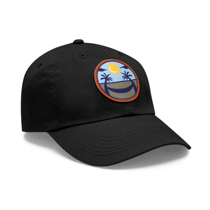 Upscale Retreat Dad Hat with Leather Patch