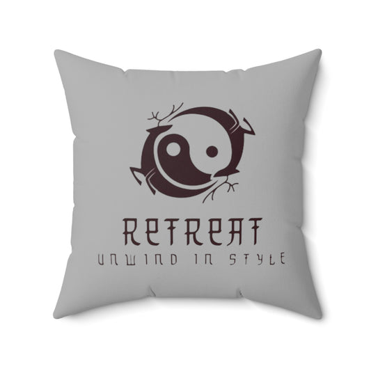Retreat Faux Suede Square Pillow