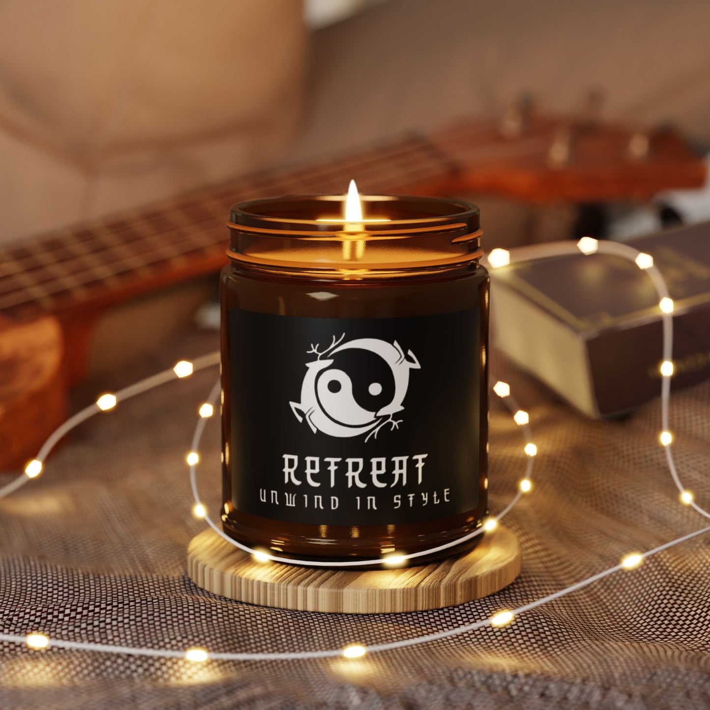 Amber Jar Soy Candle!