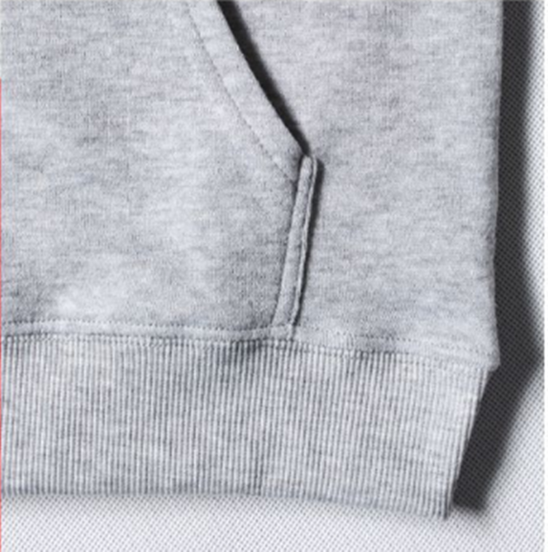 Print Loose - fitting Fleece Hoodie With Long Sleeves
