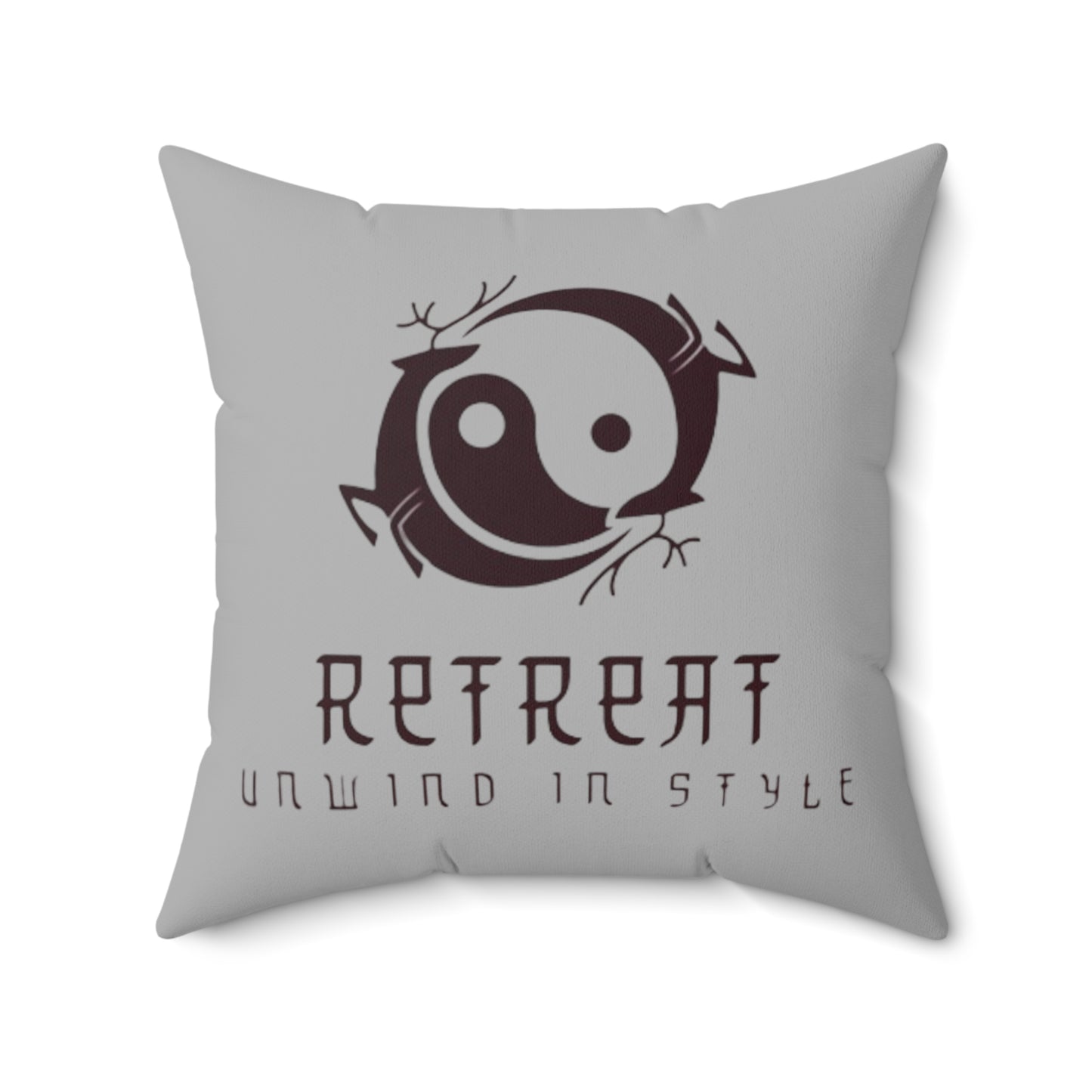 Retreat Spun Polyester Square Pillow