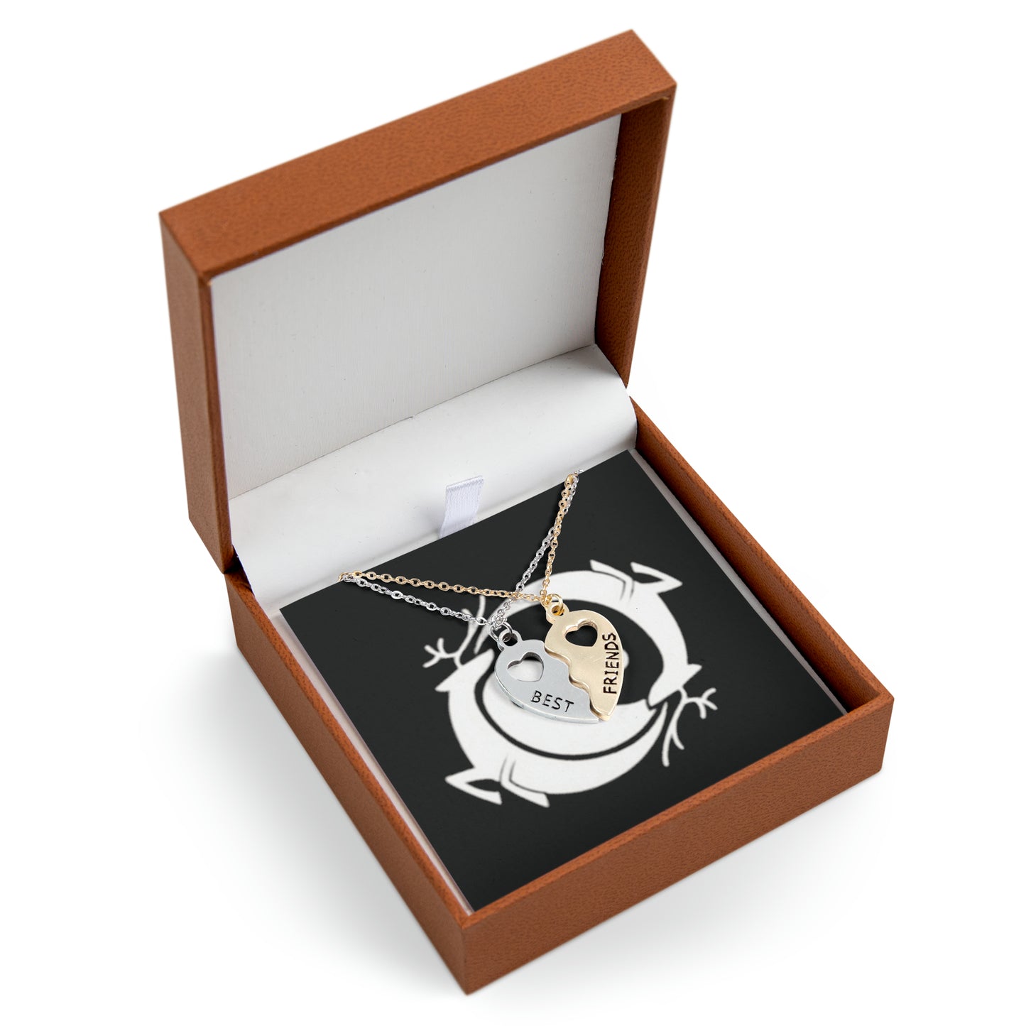 BFF Half Heart Necklace Set Branded Retreat