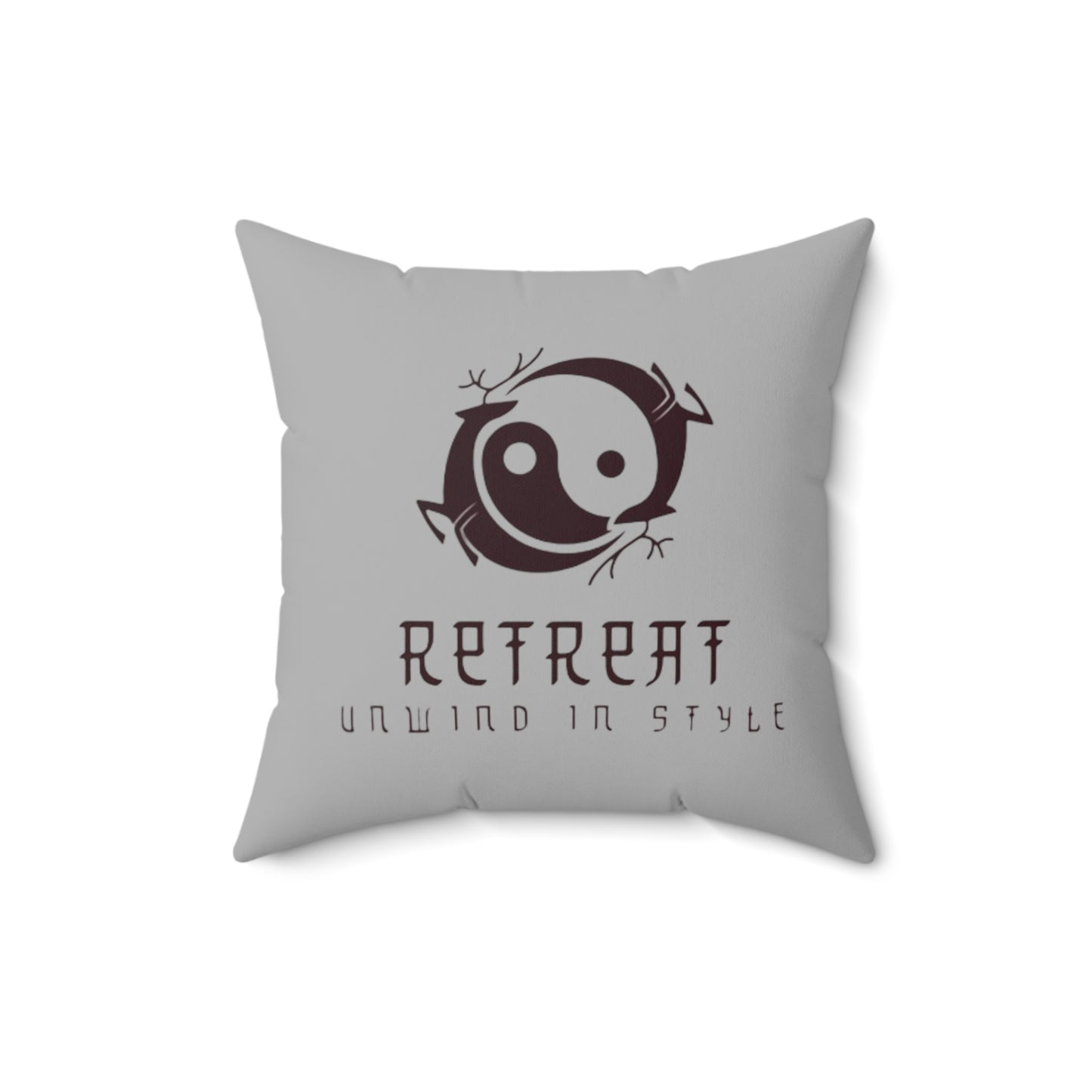 Retreat Faux Suede Square Pillow