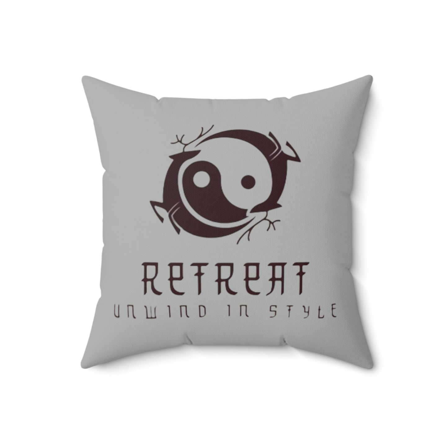 Retreat Spun Polyester Square Pillow