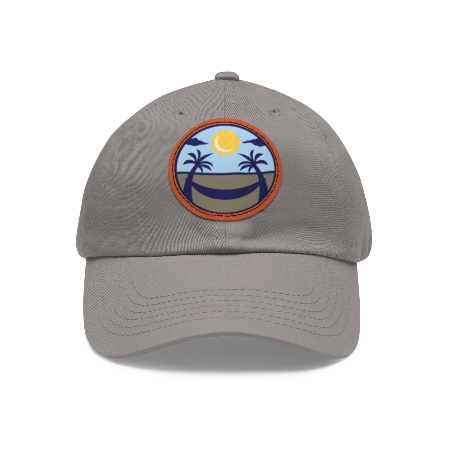 Upscale Retreat Dad Hat with Leather Patch