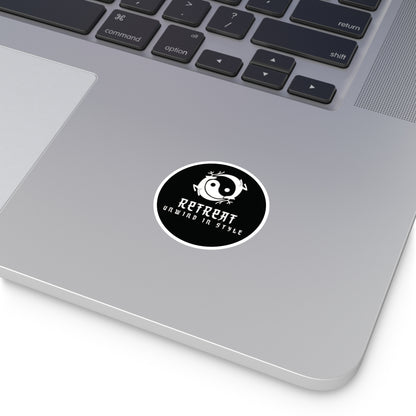 Round Stickers, Indoor\Outdoor Retreat