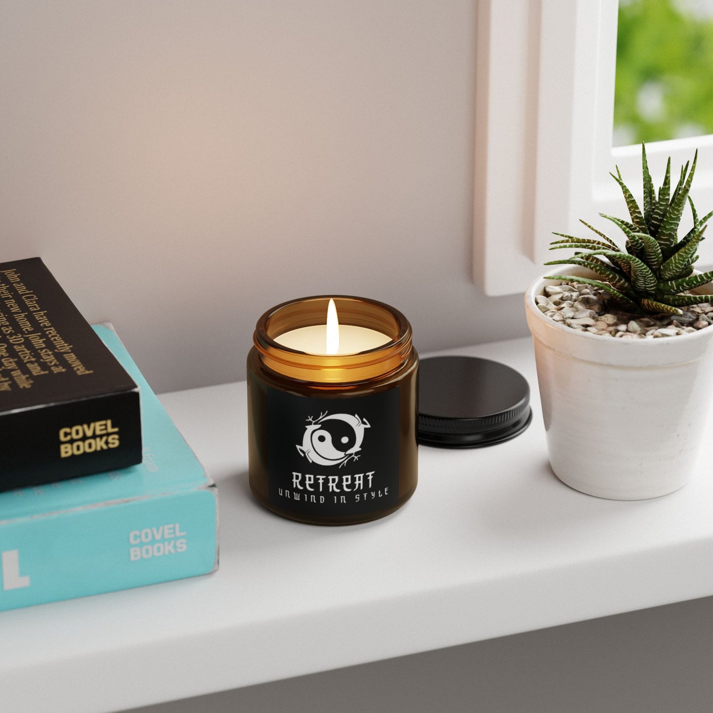 Amber Jar Soy Candle!