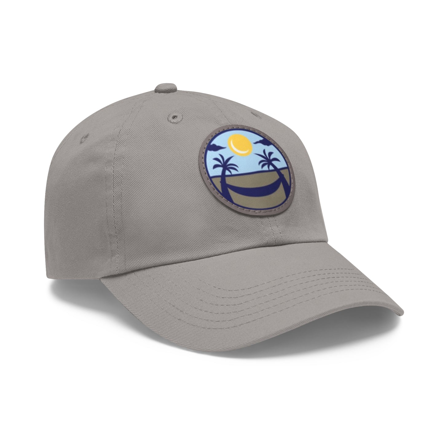 Upscale Retreat Dad Hat with Leather Patch
