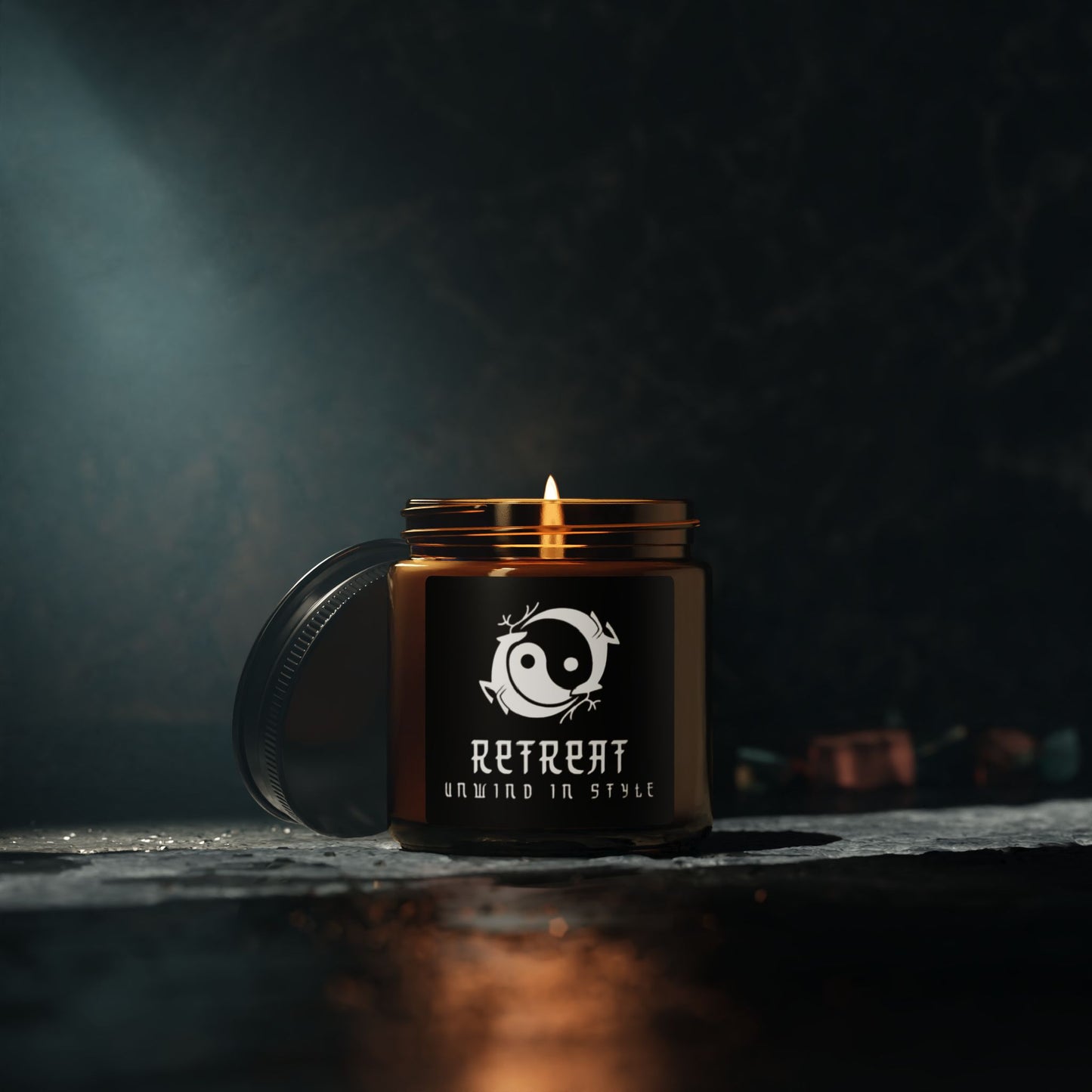Amber Jar Soy Candle!