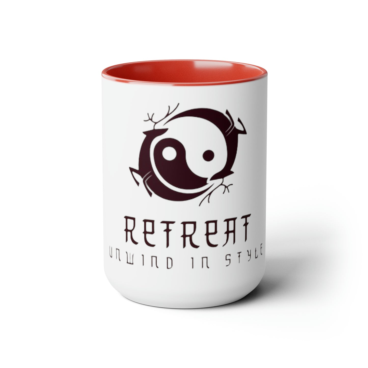 Retreat Two-Tone Coffee Mugs, 15oz
