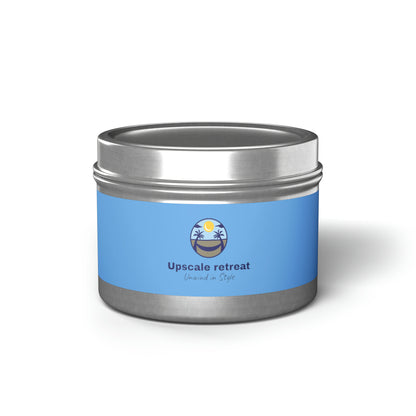 Upscale Retreat Tin Candles