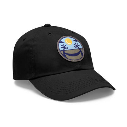 Upscale Retreat Dad Hat with Leather Patch