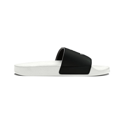 Men's PU Slide Sandals Branded Retreat