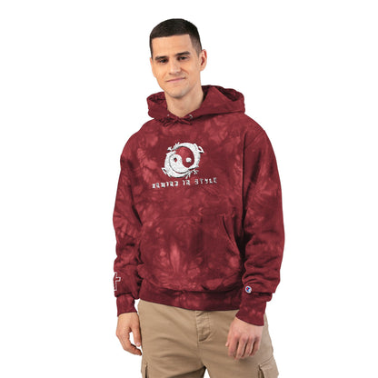 Retreat Champion Tie-Dye Hoodie (Embroidery)