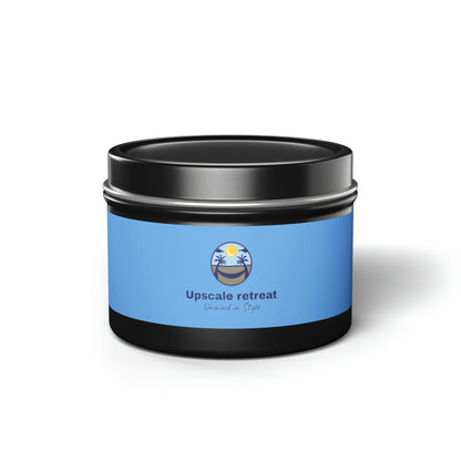 Upscale Retreat Tin Candles