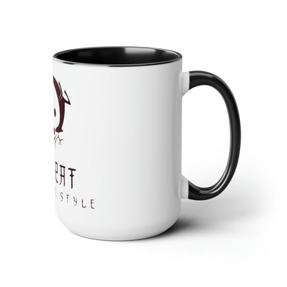 Retreat Two-Tone Coffee Mugs, 15oz