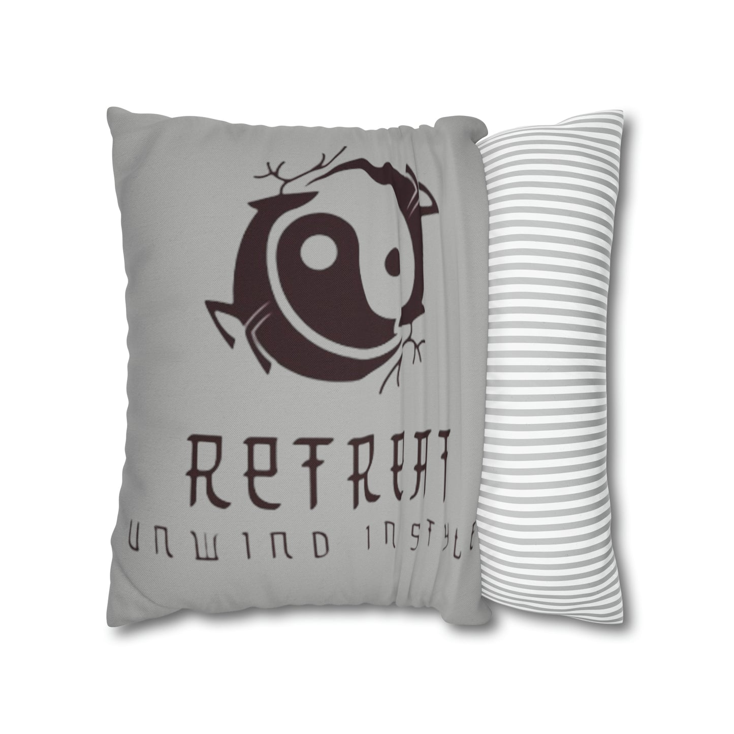 Retreat Spun Polyester Square Pillow Case